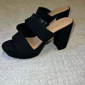 BNWT bamboo heels